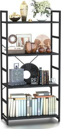 NUMENN 4 Tier Bookshelf, Tall Bookcase Shelf Storage Organizer, Modern Book by NUMENN