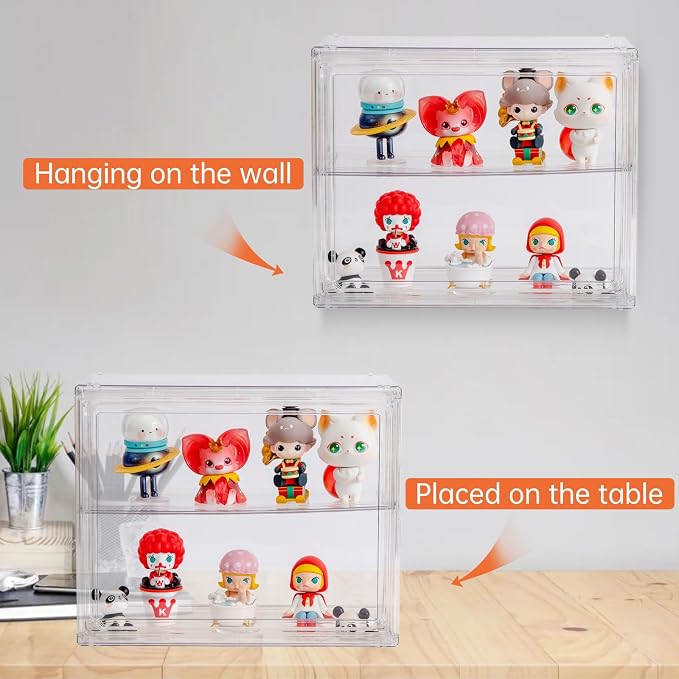 BOHOIDEE 2 Tiers Clear Display Case - Image 4