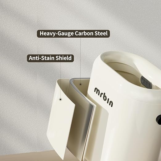 MRBIN Office Trash Can with Lid, Small Bathroom Automatic Adsorption Open Top - Image 6