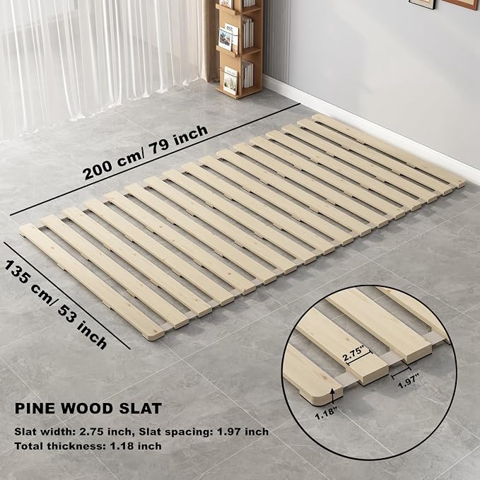 Floor Bed Frame Japanese Futon Tatami Mat Breathable and Moisture-Proof - Image 4