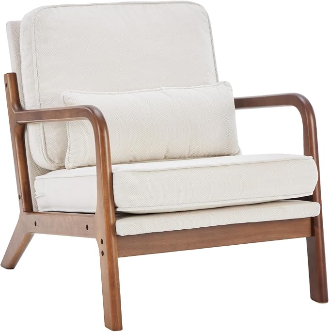 DUMOS Accent Chairs Set of 2, Mid Century Modern Chair - Image 8