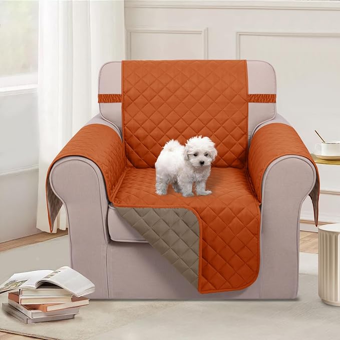 U-NICE HOME Recliner Chair Covers Reversible Chair Cover Pet Covers - Image 2