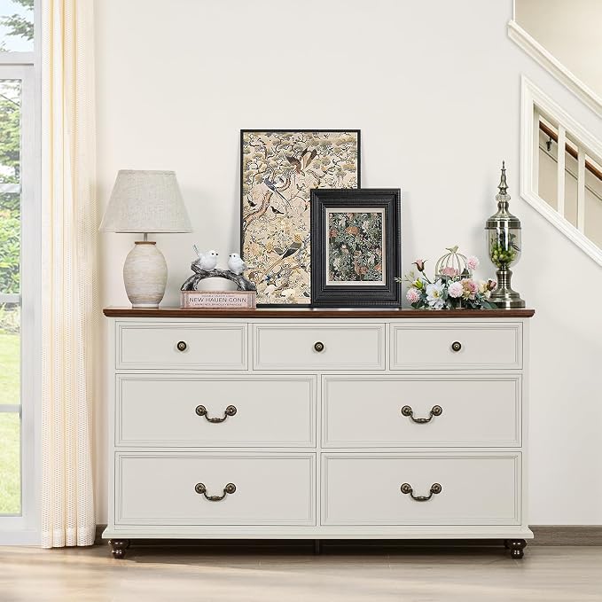 Joaxswe Farmhouse 54" 7 Drawers Dresser - Image 7