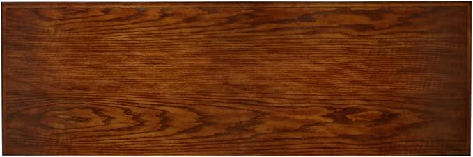 Leick Home 82360 Solid Wood Mission Oak Four Door TV Stand - Image 10