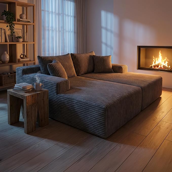SYTOPIA Loveseat Chaise Lounge - Image 3