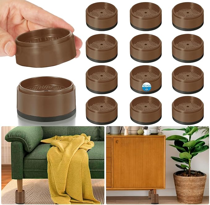 Bed Risers 1 inch, 2 inch, 3 inch, 4 inch Heavy Duty, Adjustable Furniture Riser - Image 7