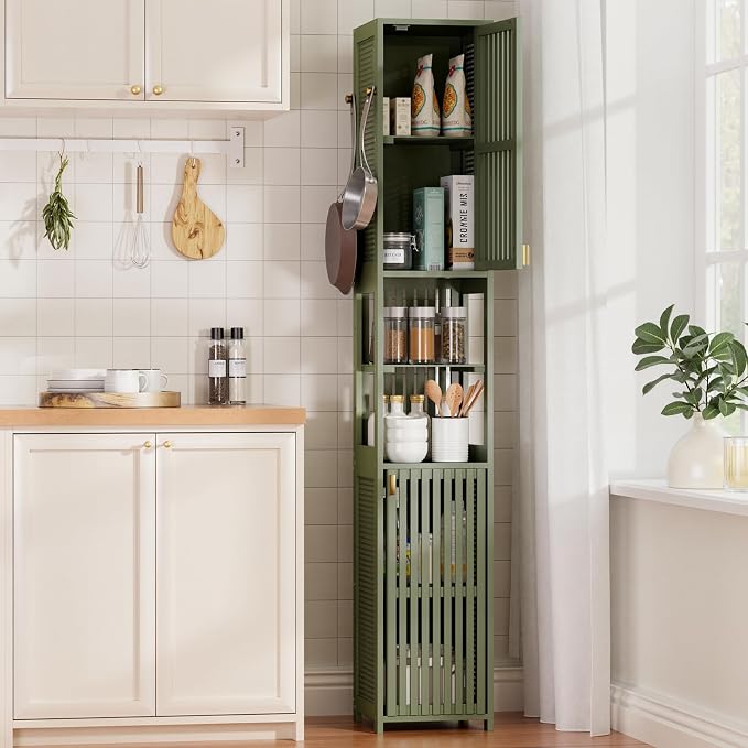 Amazer Tall Bathroom Storage Cabinet 70'', Freestanding Cabinet Storage - Image 6