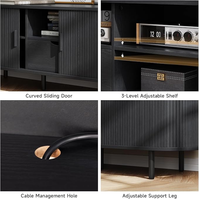 ONBRILL 69" TV Stand with Power Outlet - Image 4