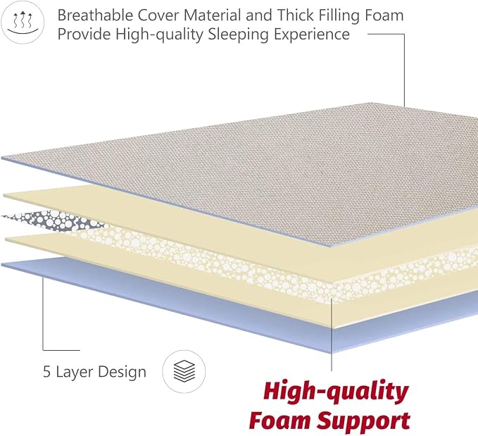 MAXYOYO Japanese Shiki Futon Mattress Floor Mattress Thicken Tatami Mat - Image 5