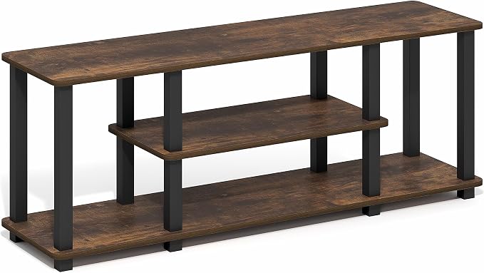 Furinno Turn-S-Tube TV Stand, 3-Tier Toolless Assembly Entertainment Center - Image 6