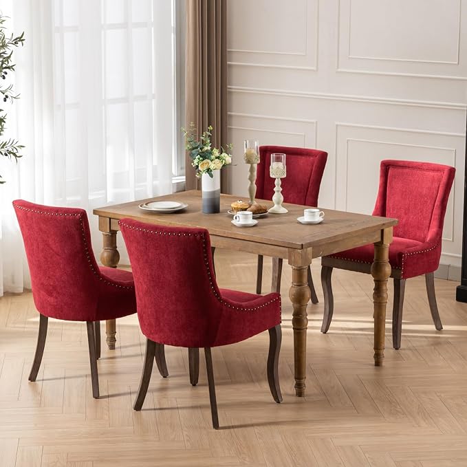 Modern Dining Chairs Set of 6, High Back Dining Chairs Side Chairs - Image 2