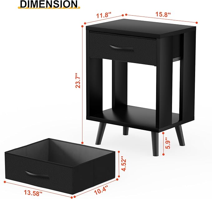 GYIIYUO Nightstands Set of 2 - Image 3