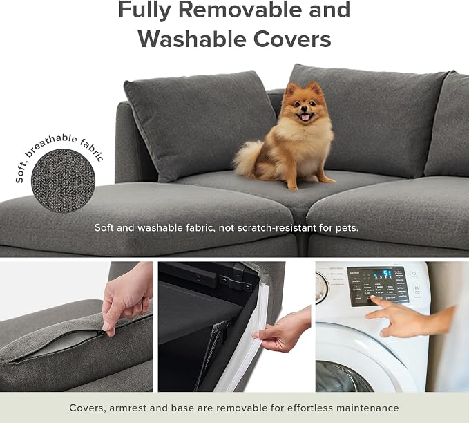 mopio Oversized Modular Sectional Sofa - Image 6