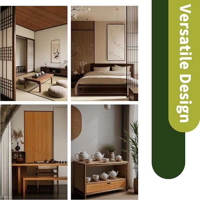 Natural Bamboo Wall Panel, Renewable Pole Wrap Bamboo Wainscoting Paneling - Image 7