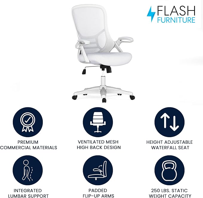 Flash Furniture Porter High-Back Swivel Office Chair - Image 4
