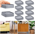 Bed Risers 1 inch, 2 inch, 3 inch, 4 inch Heavy Duty, Adjustable Furniture Riser by EGTTGIN