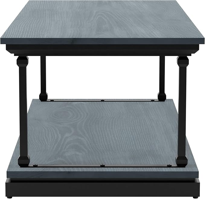 24/7 Shop at Home Ambridge Transitional Multi-Storage Wood 3-Piece Coffee Table - Image 8