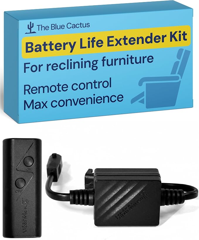 Blue Cactus Recliner Battery Life Extender Kit by TheBlueCactusCompany