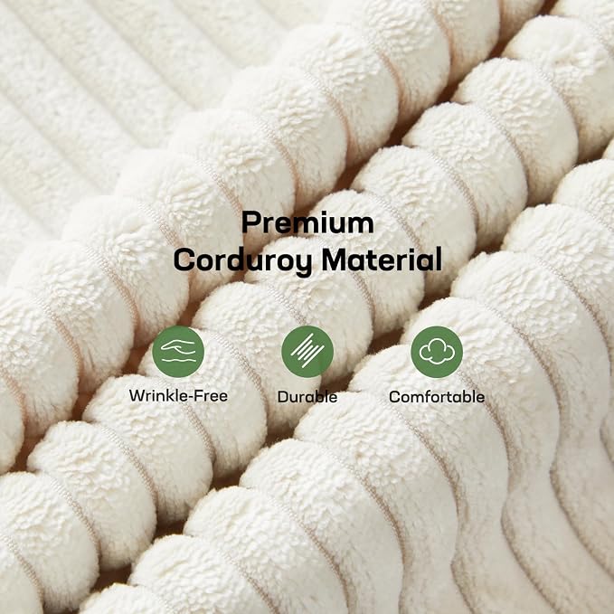 Marsail 66" Futon Sofa Bed, Convertible Corduroy Futon Couch - Image 8