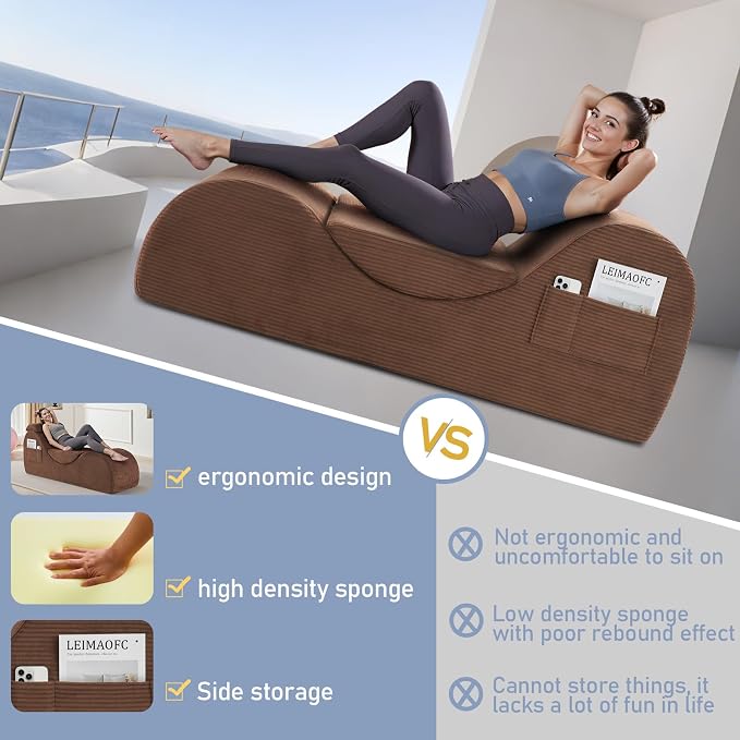 Yoga Chair Lounge for Adult, Ergonomic Chaise Lounge Chair - Image 6