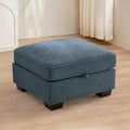 TEKAMON 27.5" Storage Ottoman, Square Footrest by TEKAMON