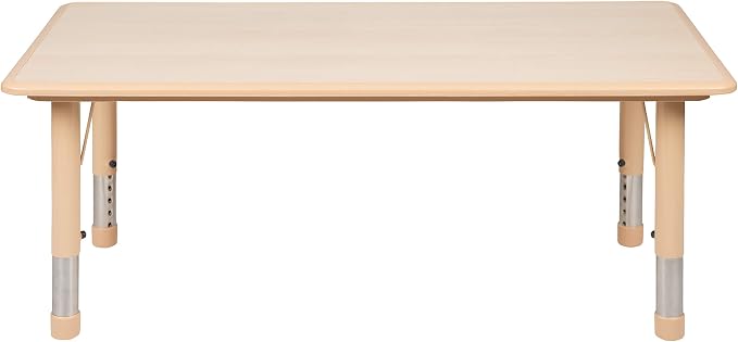Flash Furniture Wren Adjustable Classroom Activity Table - Image 7