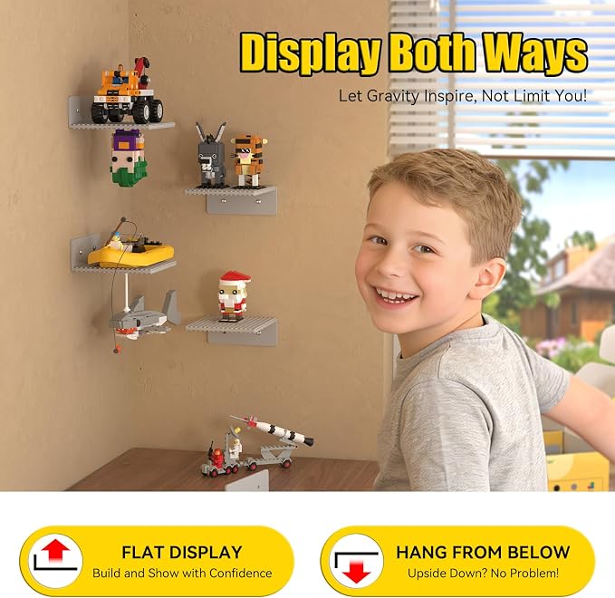 BlissBox 9-Pack Floating Display Shelves - Image 4
