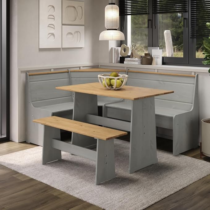FURNITURE DASH - Corner Dining Table - Corner Dining Table Set - Corner Dining by FurnitureDash