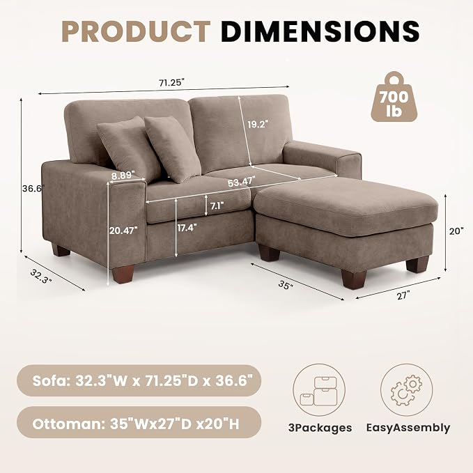 DOPEDIO L-Shaped Sectional Sofa - Image 2