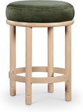 Meridian Furniture 976Green-C Monette Collection Art Deco Counter Stool by MeridianFurniture