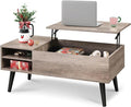 WLIVE Lift Top Coffee Table for Living Room, Small Coffee Table by WLIVE