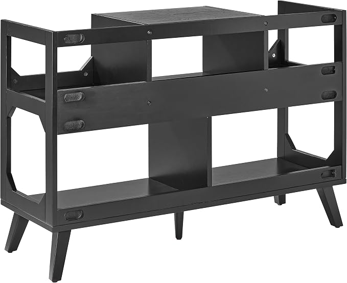 Crosley Furniture Asheville Mid-Century Modern Media Console Record Player Stand - Image 5