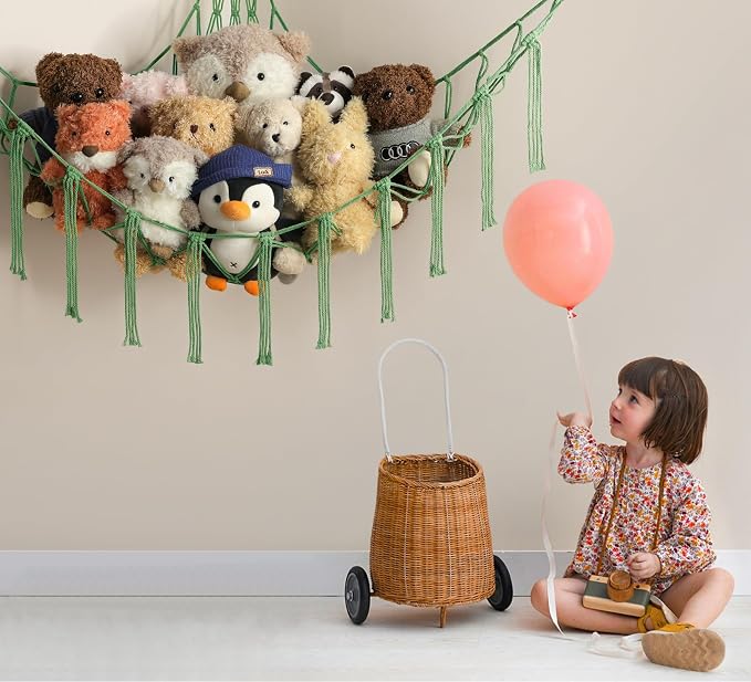 mirolam Stuffed Animal Hammock Corner Net - Image 4