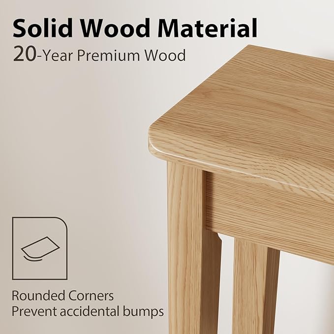 AQIMUELE Wood Console Table - Image 3