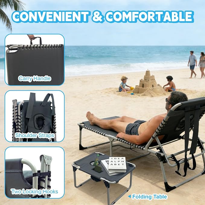 Backpack Sun Tanning Chair - Image 7