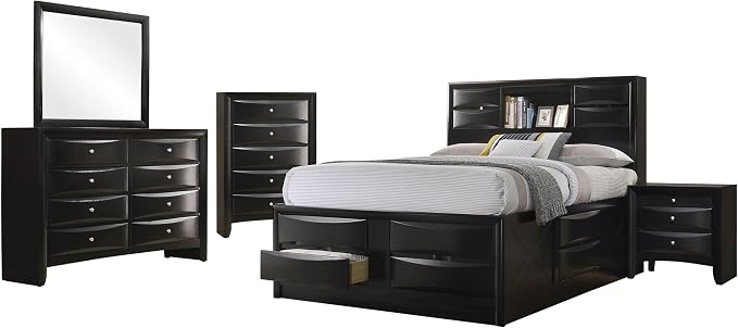 Coaster Home Furnishings Briana Transitional 5-Piece Bedroom Set Queen Size by CoasterFineFurniture