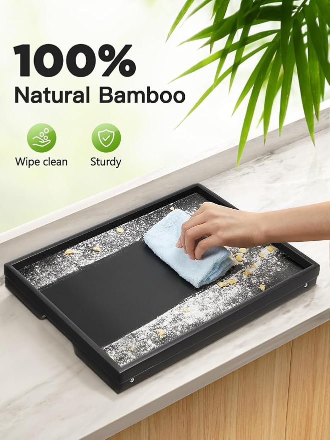 Bamboo Bed Tray Table with Foldable Legs, Breakfast Tray - Image 6