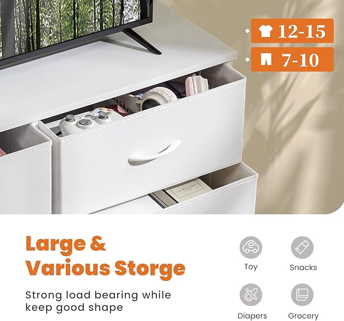 Sweetcrispy 7 Drawer Dresser Storage Organizer - Image 6