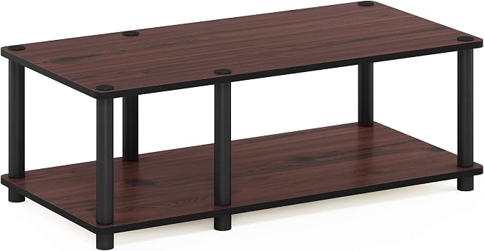 Furinno JUST TV Stand, 2-Tier No Tools Mid Entertainment Center by Furinno-FitsYourSpaceFitsYourBudget