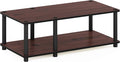 Furinno JUST TV Stand, 2-Tier No Tools Mid Entertainment Center by Furinno-FitsYourSpaceFitsYourBudget