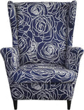 KRFOONN Wingback Chair Covers Slipcovers 2 Piece Stretch Wing Chair Covers by KRFOONN