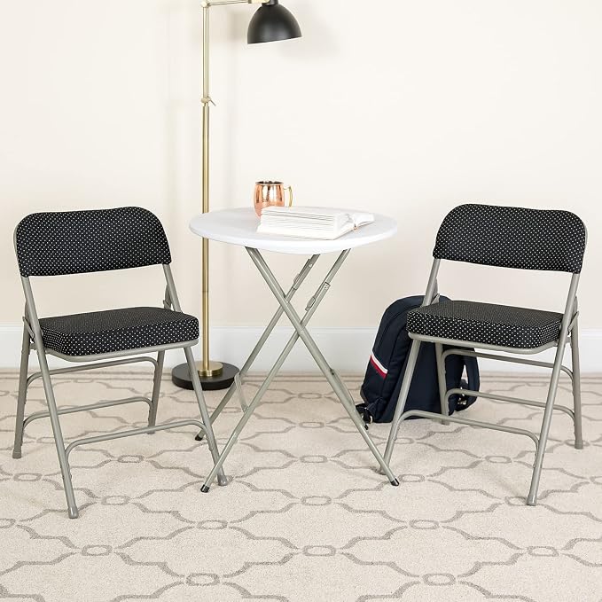 Flash Furniture HERCULES Series Premium Curved Triple Braced & Double Hinged - Image 2
