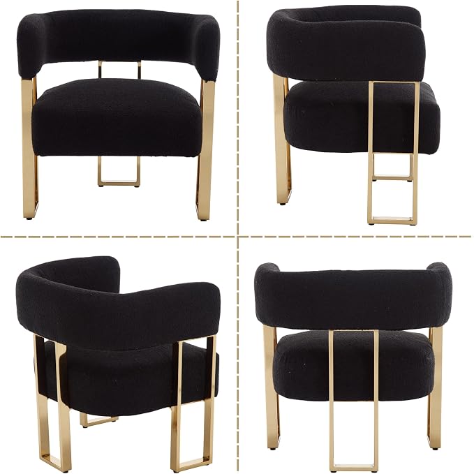 Modern Barrel Accent Chair - Image 8
