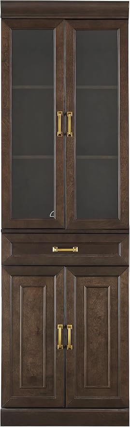 Crosley Furniture Stanton Glass Door Pantry Storage Cabinet - Image 4