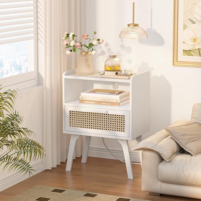 Lerliuo Rattan Nightstands Set of 2 - Image 7