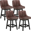 YaFiti Swivel Bar Stools Set of 4, 26 Inch Counter Height Bar Stools by YaFiti