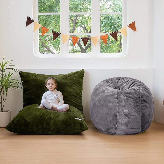 MAXYOYO 3 in 1 Kids Bean Bag Chair, Child Floor Sofa - Image 8