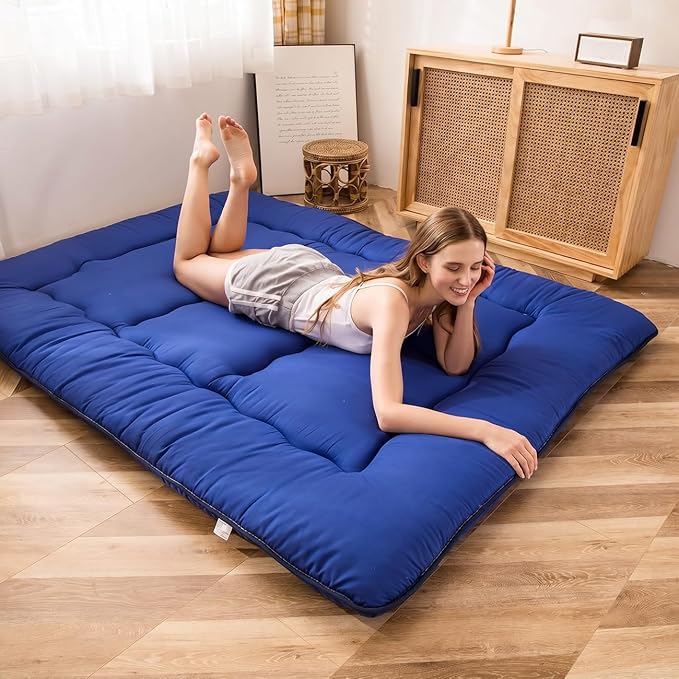 MAXYOYO Japanese Floor Mattress Futon Mattress, Thicken Sleeping Pad Foldable - Image 2