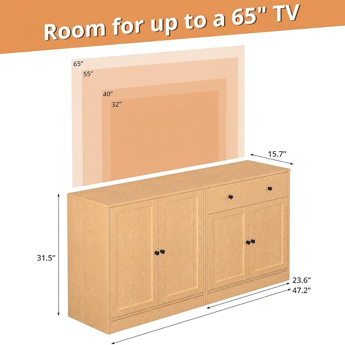 TUSY 71" TV Stand Storage Set - Image 5