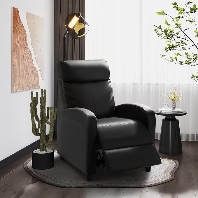 Homall Recliner Chair, Recliner Sofa PU Leather - Image 4